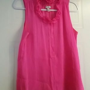 Pink Silk J Crew blouse